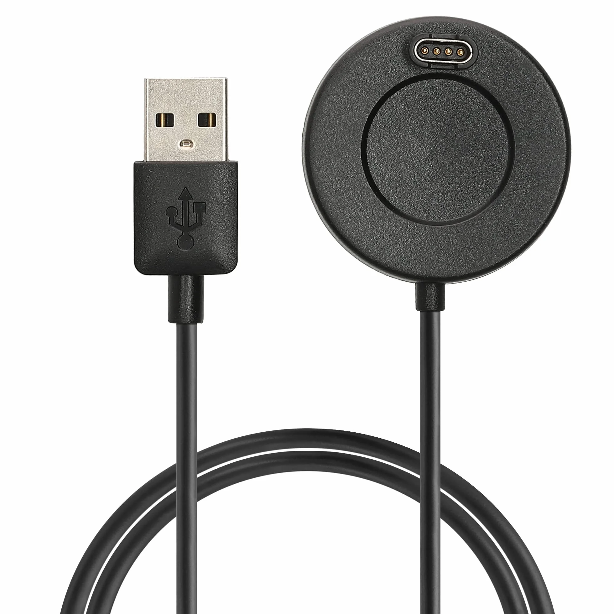 kwmobile Kabel USB ładowarka kompatybilna z Garmin vivomove Style/Luxe/vivomove 3 kabel - przewód do ładowania do smartwatcha - czarny