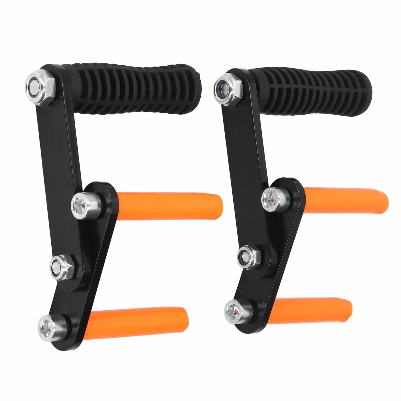 Walfront 2PCS 115 Kg Sklejki Uchwyt Panelu Przenoszenia Obciążenia, Ergonomiczny Projekt, Otwór 53 Mm, z Dwoma Skoordynowanymi Zaciskami do Podnoszenia Dużych Płyt