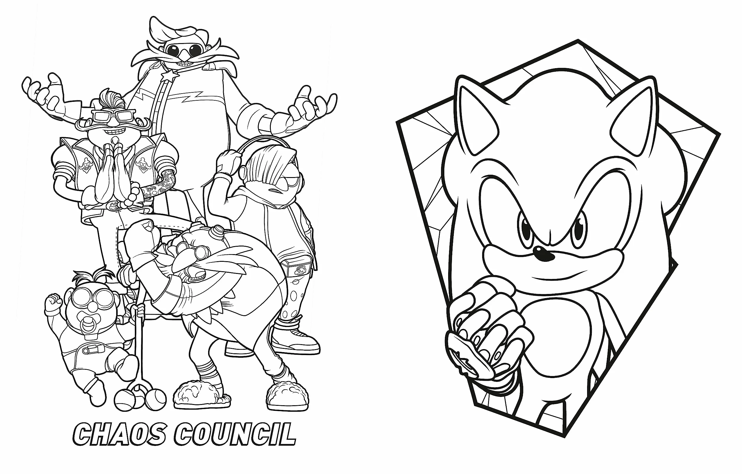 The Ultimate Sonic Prime Coloring Book