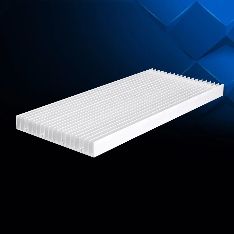 Aluminiowy radiator LED 300x140x20mm do skutecznego chłodzenia wysokomocowych diod LED z wysoką przewodnością cieplną dla świateł LED