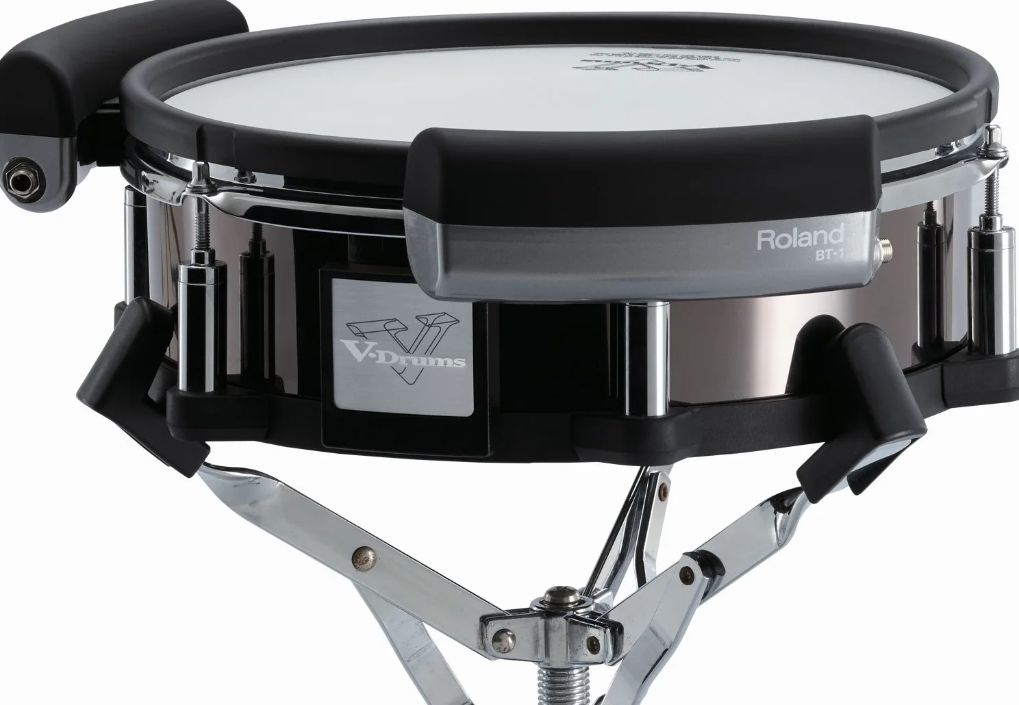 Roland Bt-1 podkładka spustowa do bębnów hybrydowych i V-Drums, wszechstronna dodatkowa podkładka spustowa do V-Pads i bębnów akustycznych, czarna