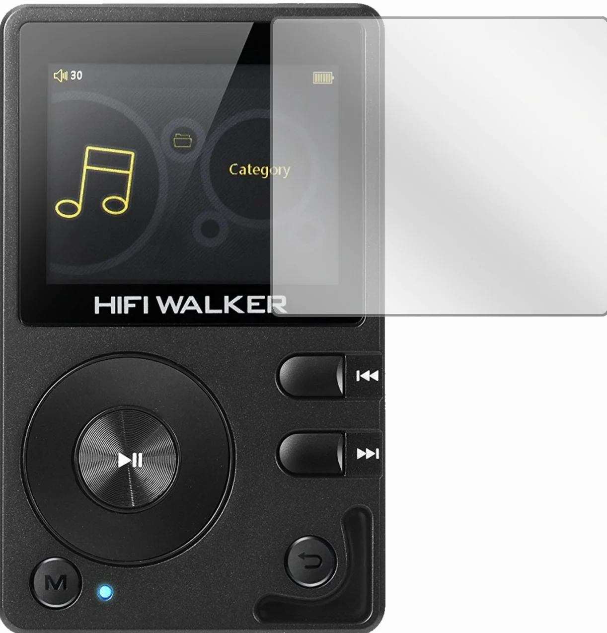 dipos I 6X Film Ochronny Kompatybilny z HiFi Walker H2 MP3-Player Film Ochronny Kryształ
