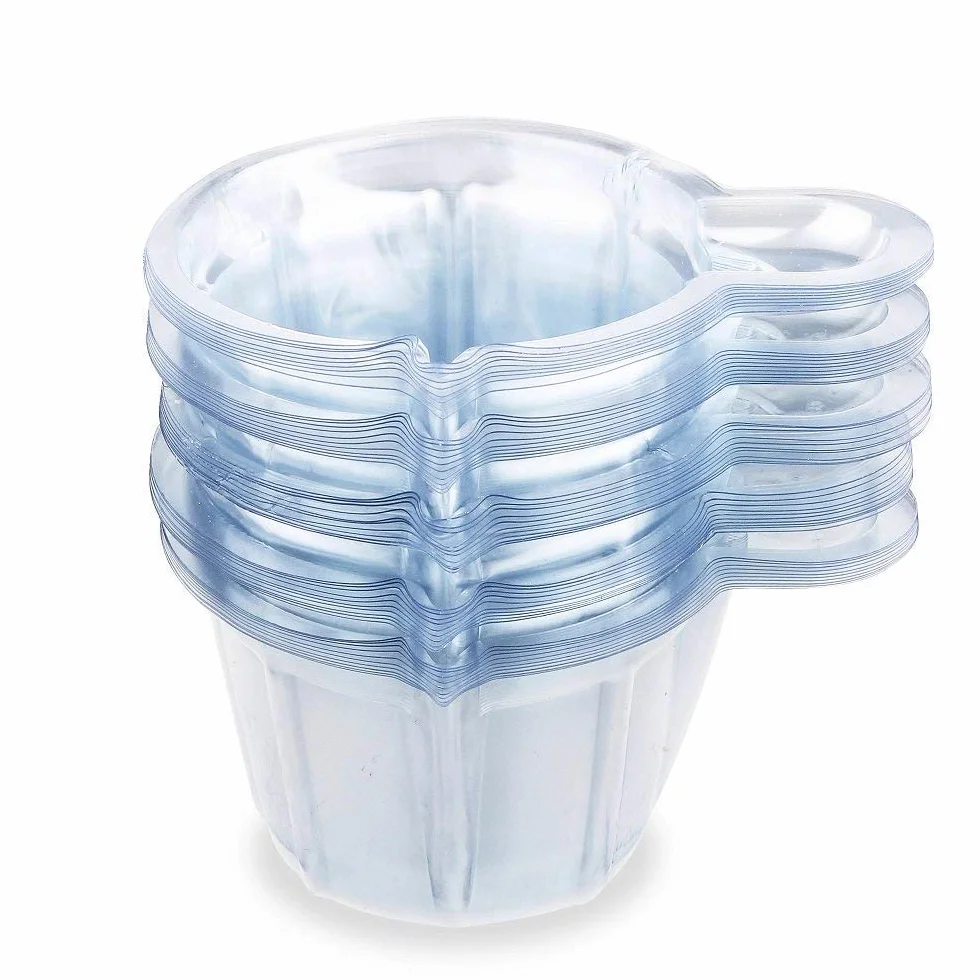 JinYu 50 sztuk kubków do moczu z tworzywa sztucznego, jednorazowe kubki na próbki moczu do testów ciążowych, 40 ml/50 ml (50 ml)