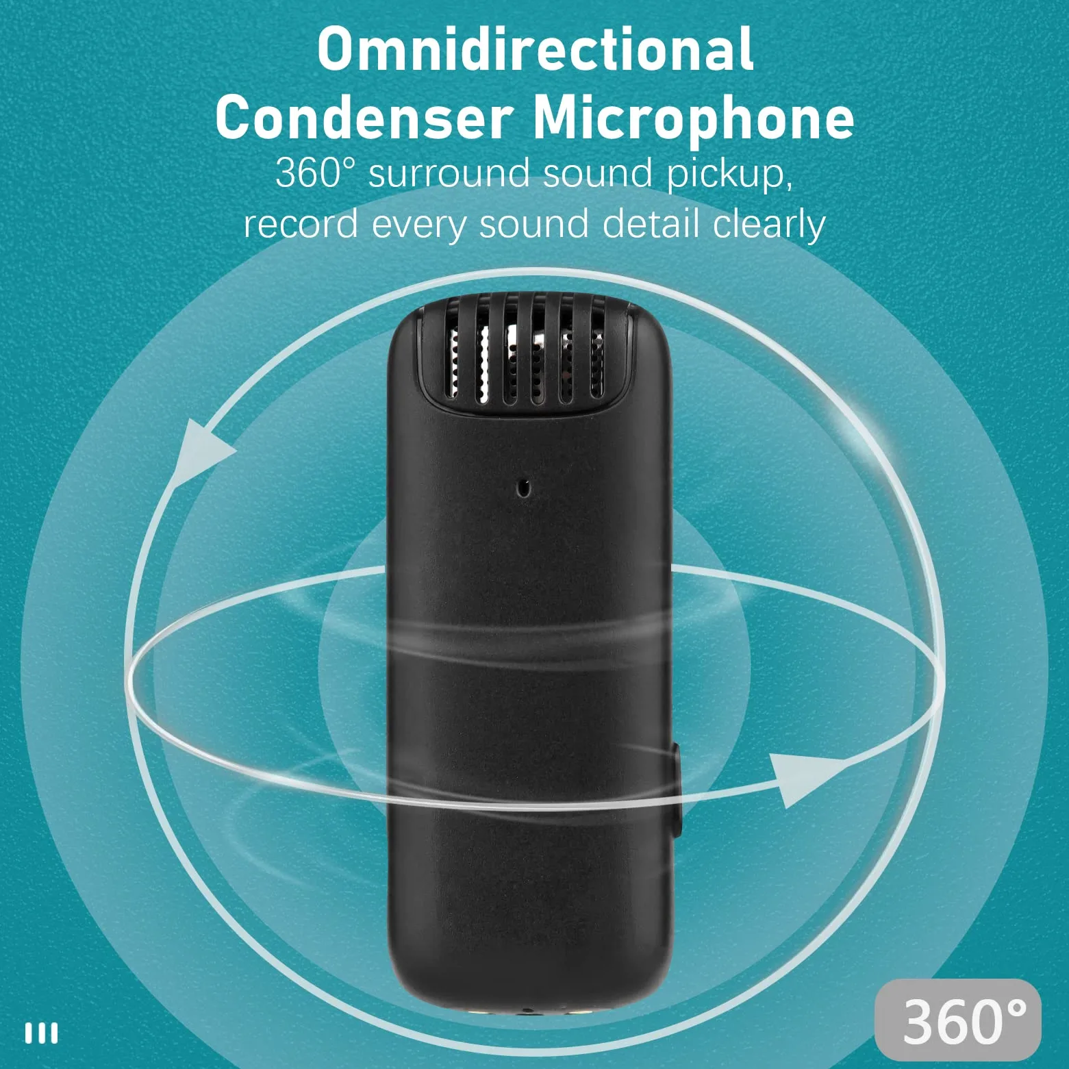 Ulanzi J12 bezprzewodowy system mikrofonowy z 1 odbiornikiem i 2 mikrofonami, zasięg 20 m, wbudowany akumulator z walizką ładującą, zamiennik wtyczki typu C, do systemu Android, transmisja na żywo