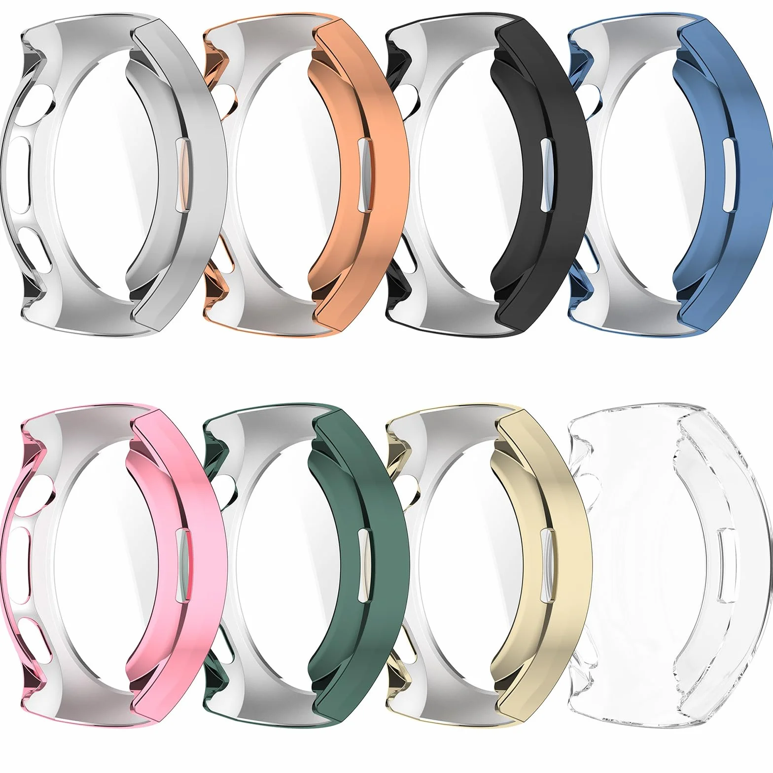 Etui na Huawei Watch 5 46 mm, Silikonowa osłona ekranu TPU, anty-rys, anty-pył, obudowa ochronna na Huawei Watch 5 46 mm