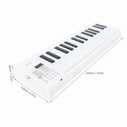 Składane Pianino z 61 Klawiszami Przenośna Klawiatura Składany Instrument Elektroniczny Zabawka z Odtwarzaniem Nagrania Pianino Elektryczne dla Początkujących dla Studentów