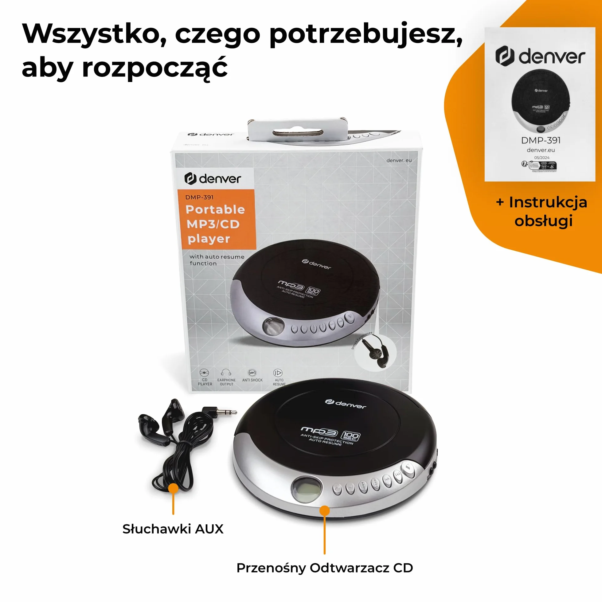 Denver DM-24 Standard Discman