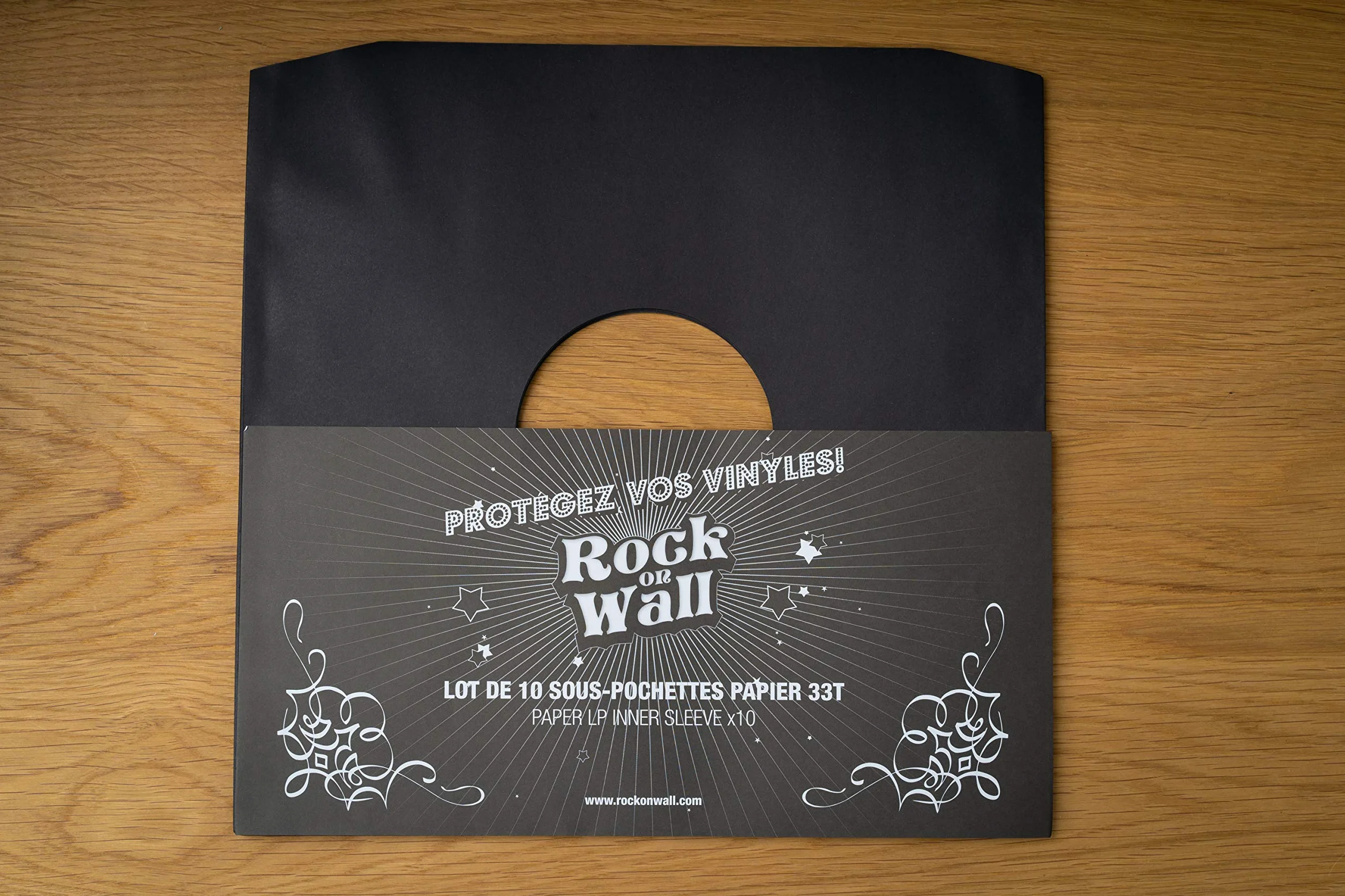 Rock on Wall Ładownica papierowa 33T, czarna, 10 sztuk