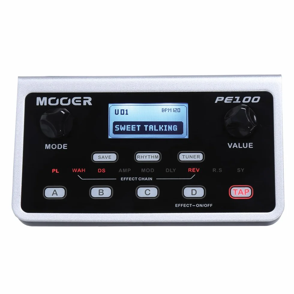 MOOER PE100 Efekty gitarowe czarne