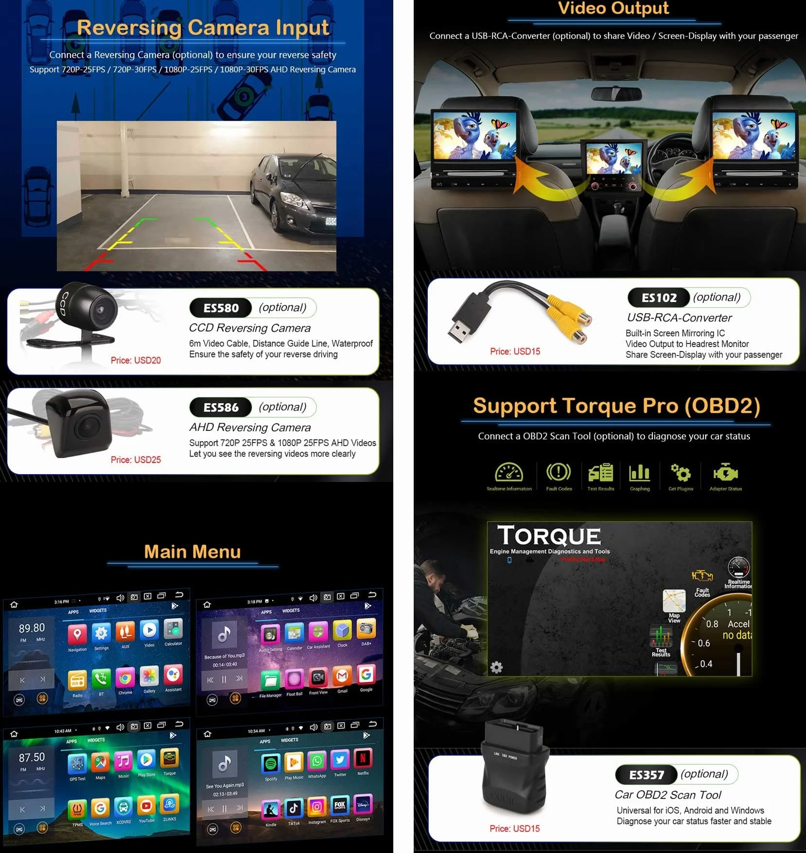 8-rdzeniowy 4 + 64 GB 8,4 cala Android 14 radio samochodowe do Porsche Cayenne 2010-2017 GPS nawigacja Carplay Auto DSP IPS OBD Bluetooth A2DP DVB-T/T2 WiFi DAB+ TPMS DVR