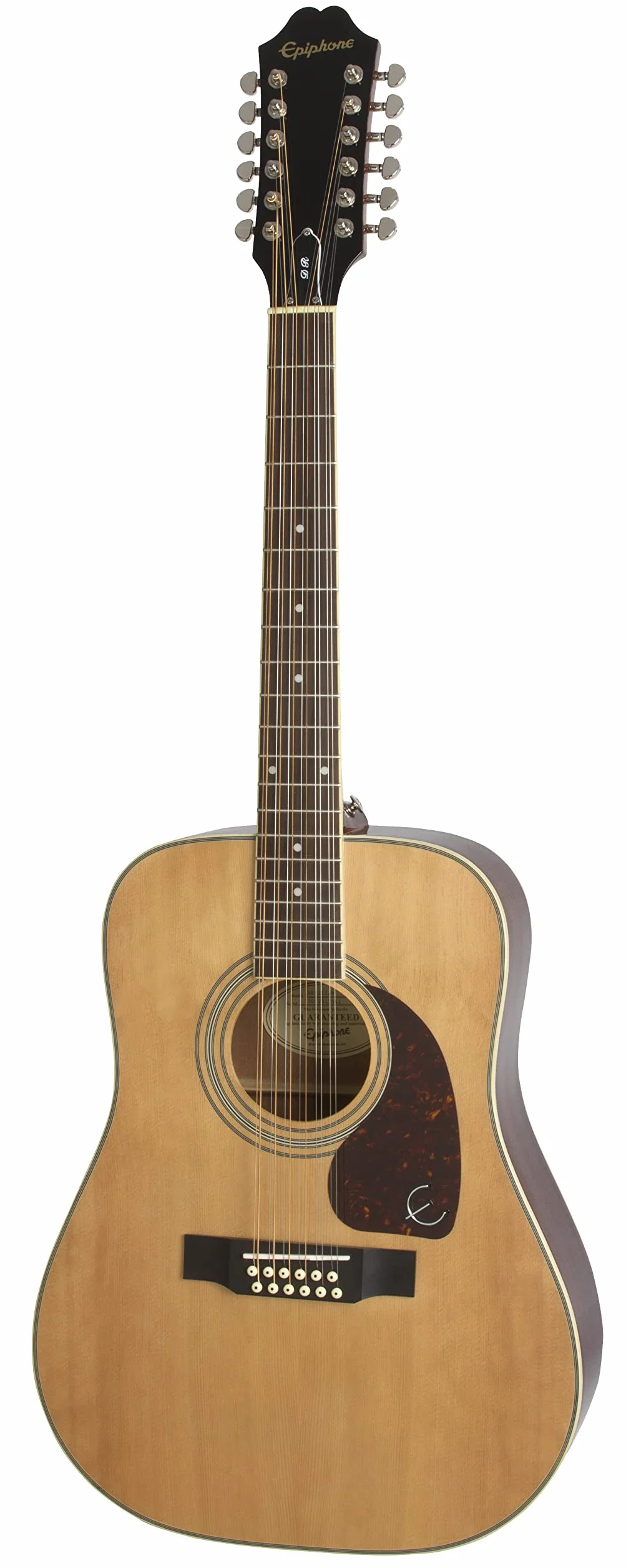Epiphone DR-212 Dreadnought 12-strunowa gitara akustyczna, korpus mahoniowy, góra świerkowa, waga 25,5