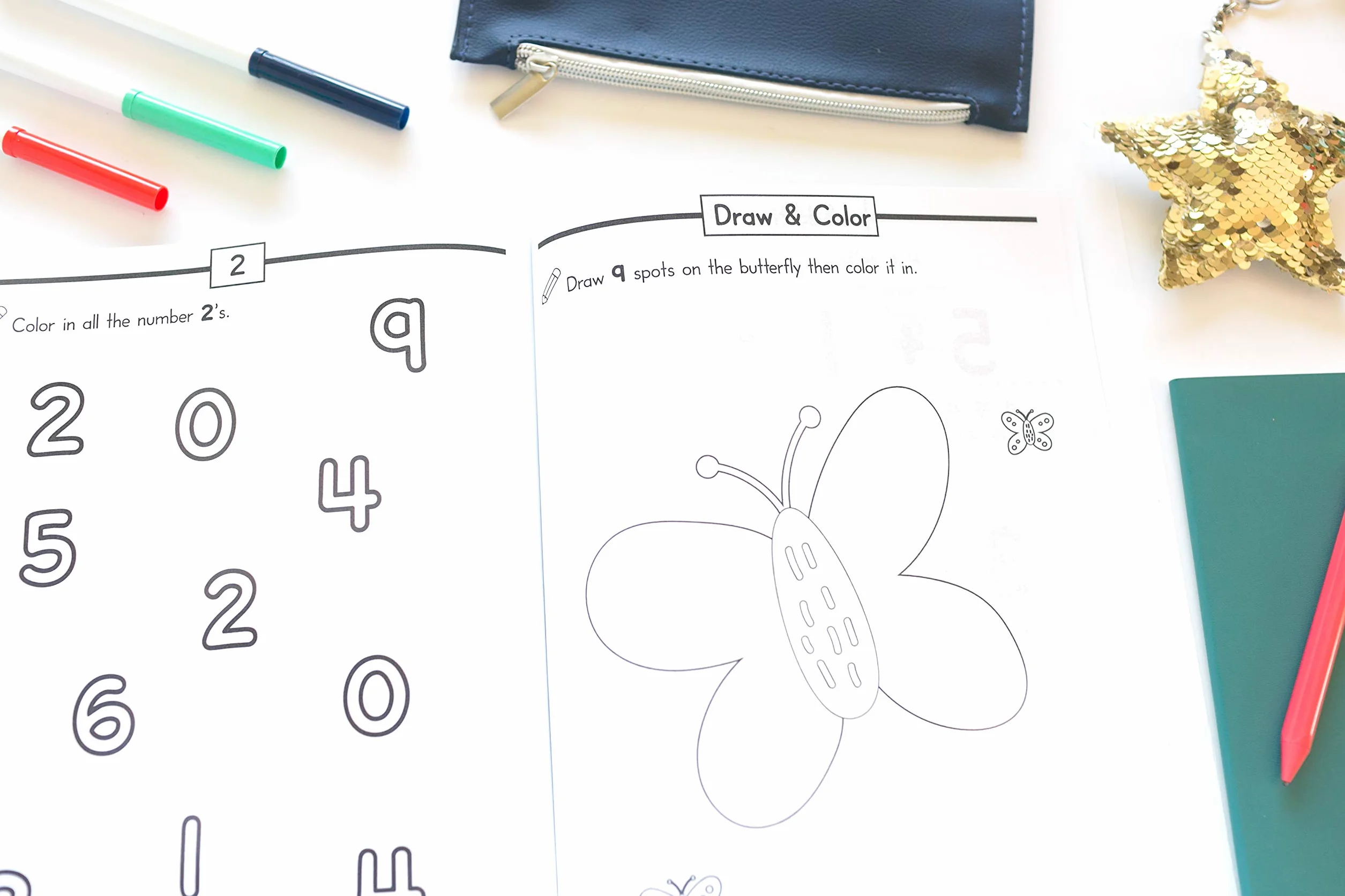 Preschool Math Workbook for Toddlers Ages 2-4: Beginner Math Preschool Learning Book with Number Tracing and Matching Activities for 2, 3 and 4 year olds and kindergarten prep