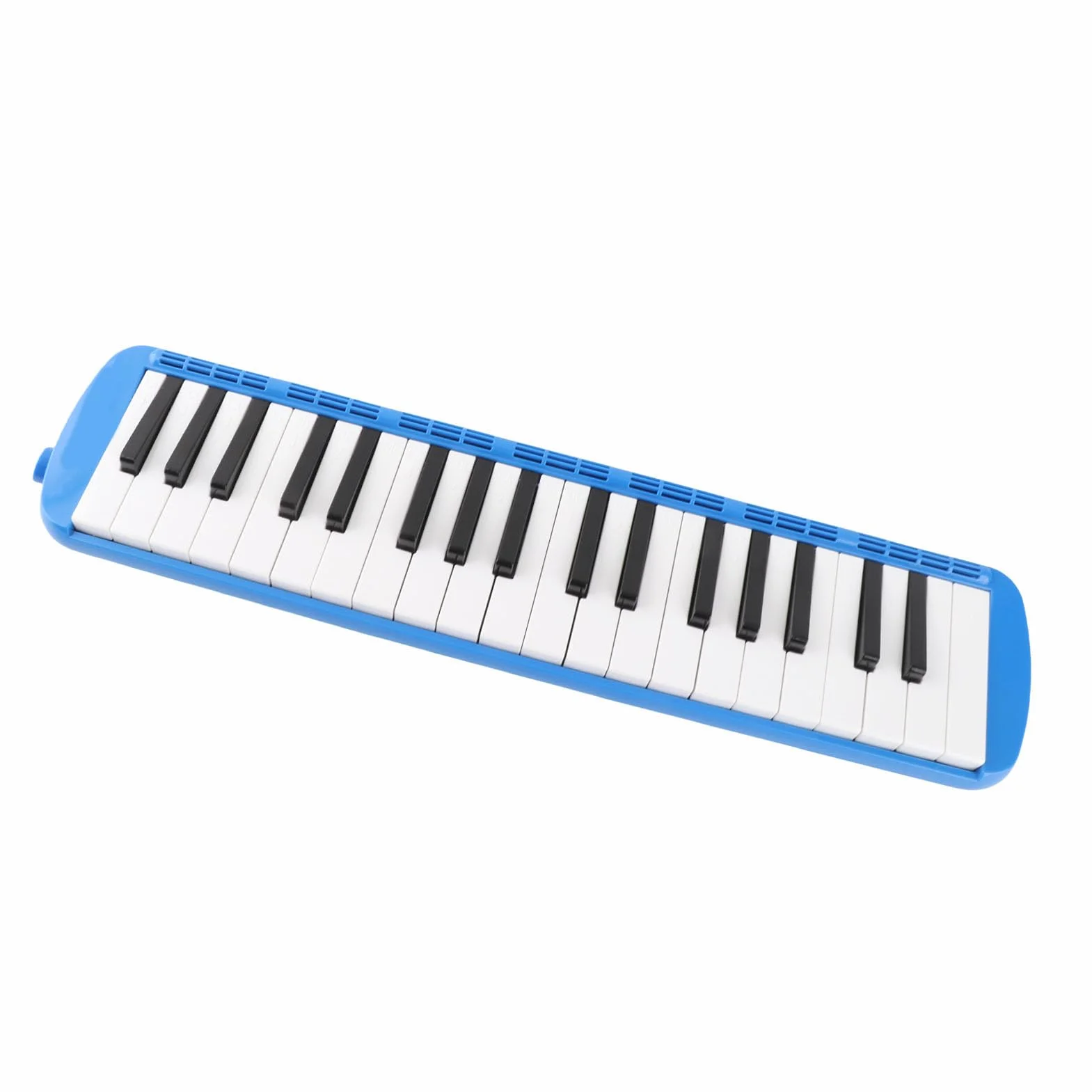 Melodica 37 Klawiszy Klawiatura Melodica Wind Instrument Muzyczny dla Początkujących Profesjonalnych Szkoleń z łatwą Instalacją(niebieski)