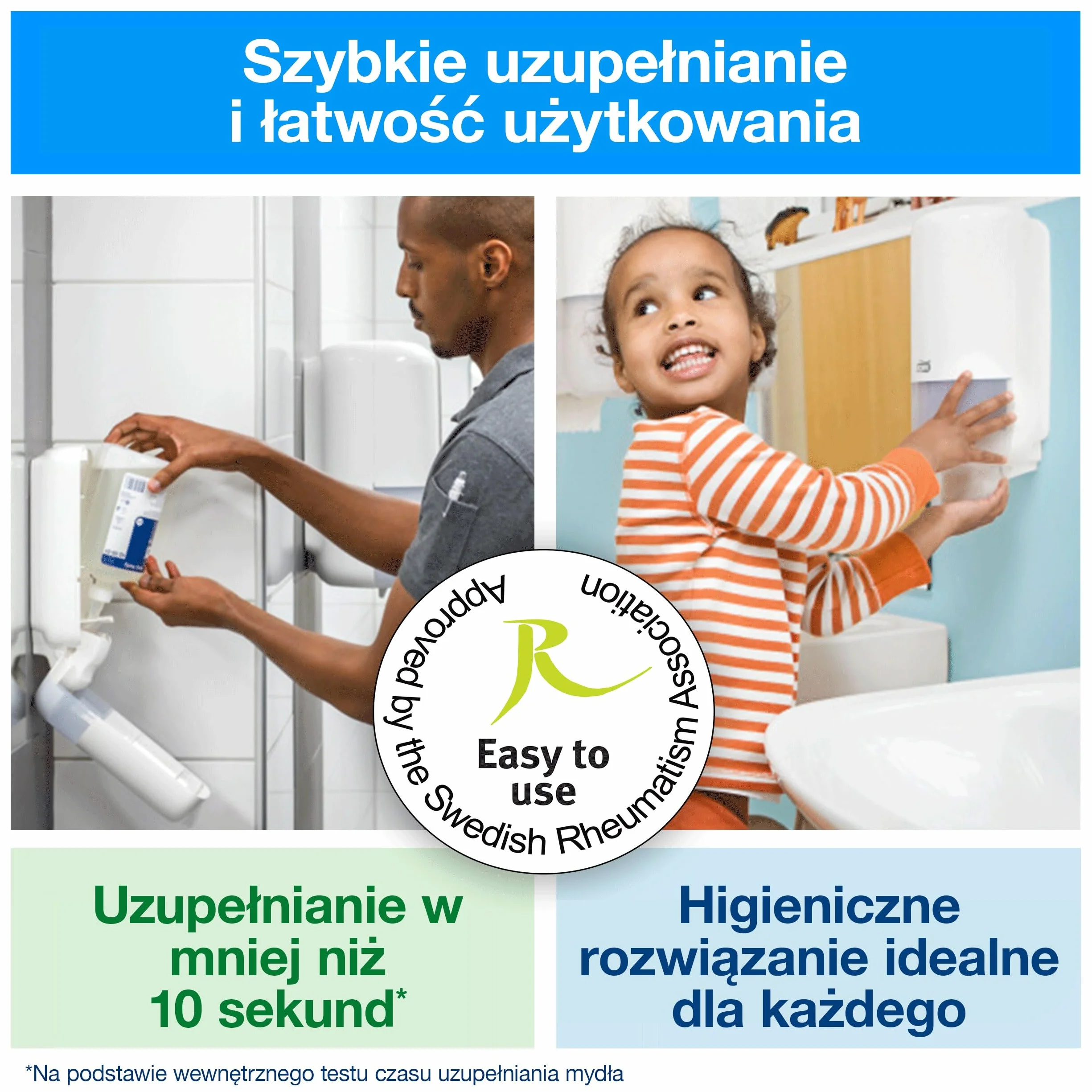 Tork dozownik do mydła w płynie i sprayu, biały, S1/11, linia Elevation, 560000