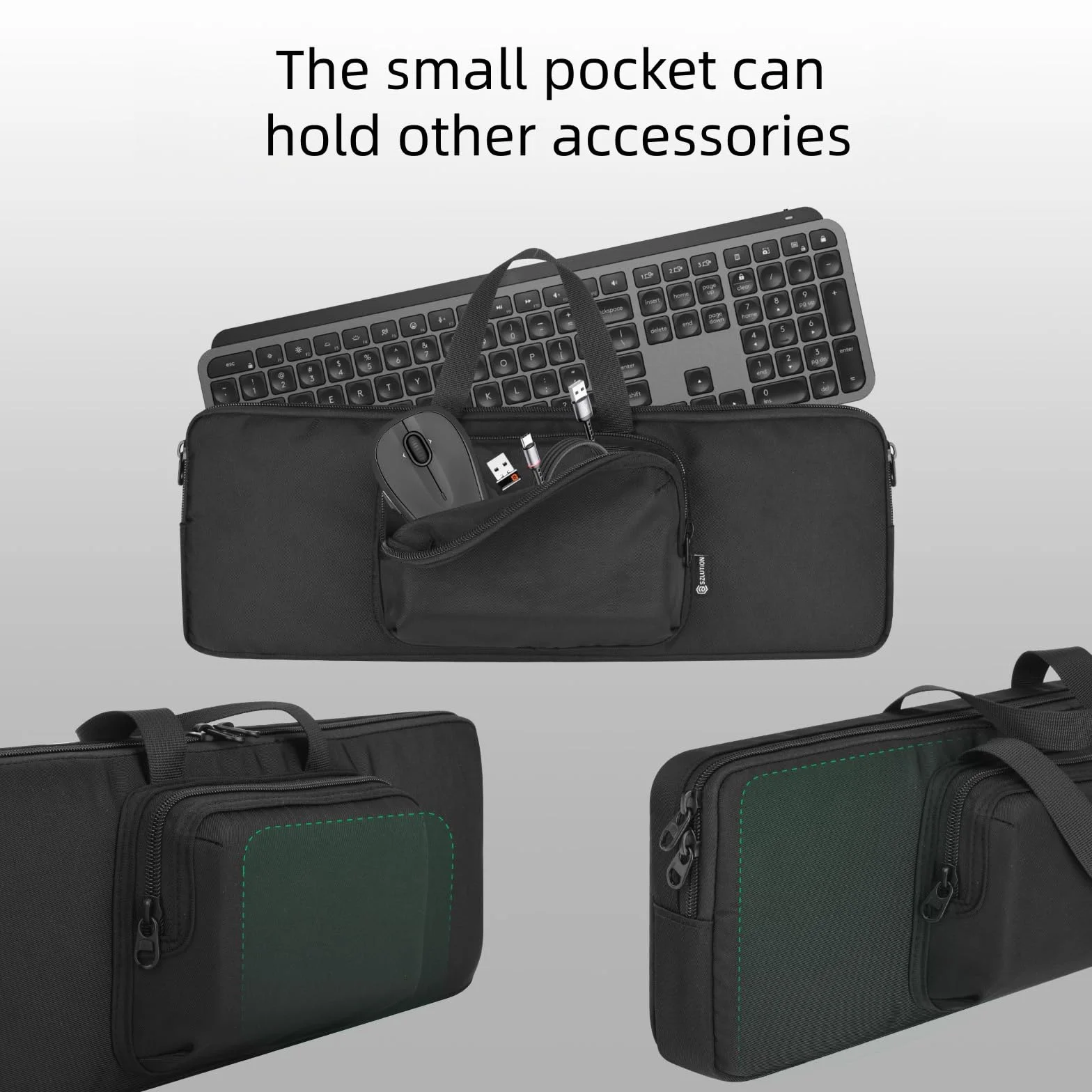 Futerał do Logitech MX Keys S/MX Keys Series etui na klawiaturę 87-klawiszowa torba do przechowywania klawiatura pokrowiec ochronny