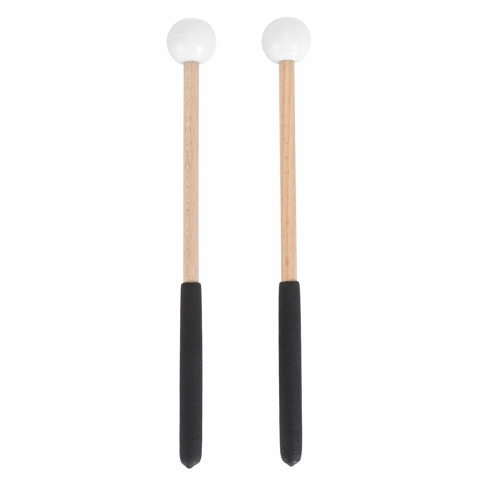 Generic Malet na perkusję, 1 para światło Wielofunkcyjne Zastosowanie Gumowego Ksylofonu Ksylofonu na Koncerty (WHITE)