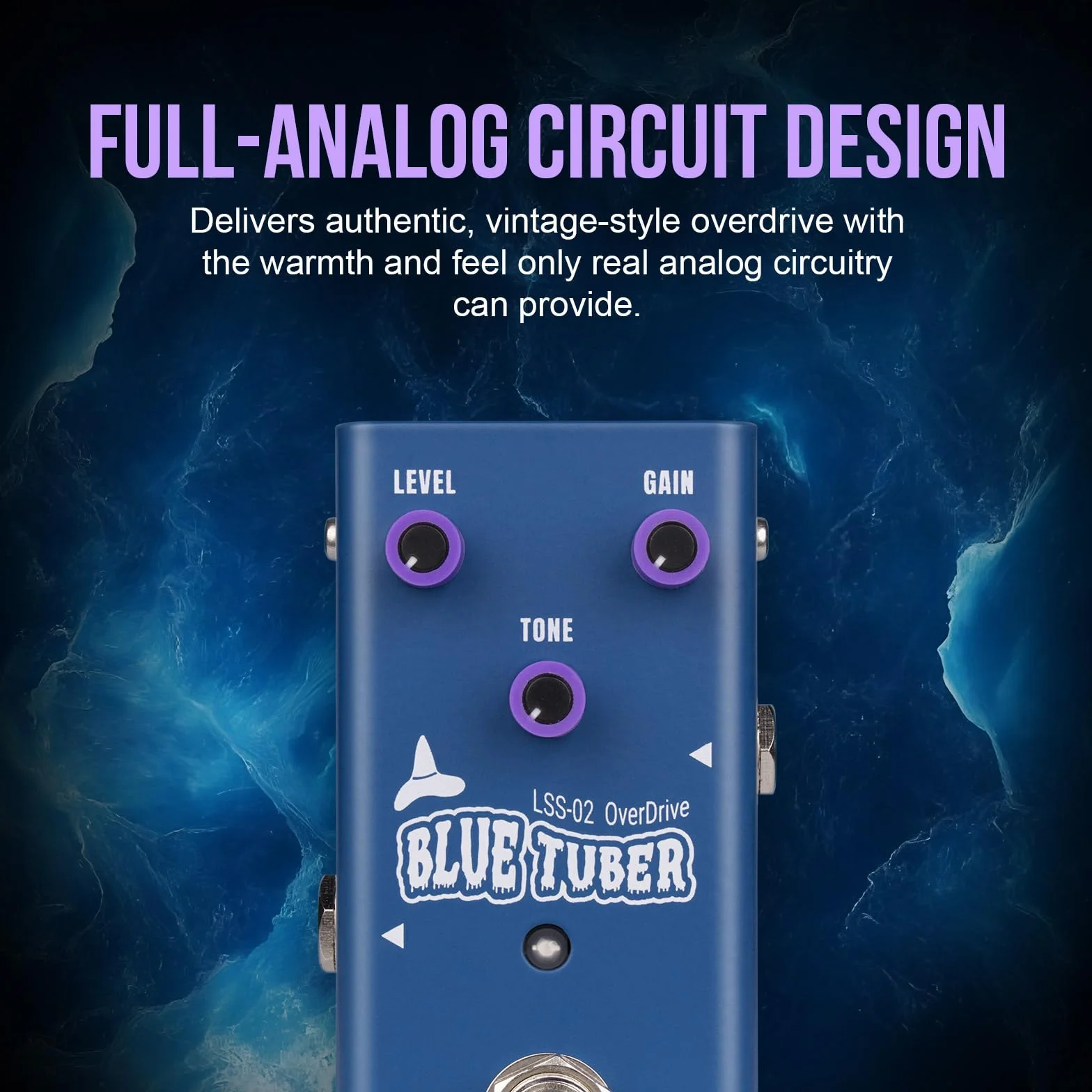 Overdrive efektów gitarowych w stylu TS – True Bypass, obwód analogowy, kompaktowa konstrukcja (Overdrive)