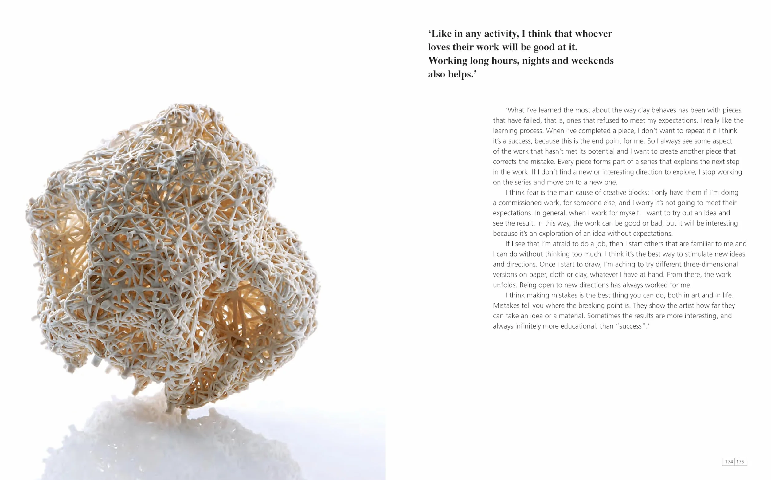 Ceramic Artists on Creative Processes /anglais: (How Ideas Are Born)