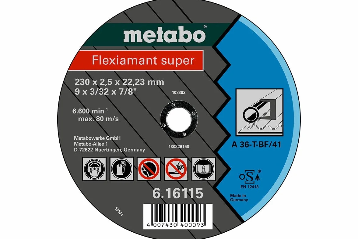 Metabo 616115000 Flexiamant super 230 x 2,5 x 22,2 stal