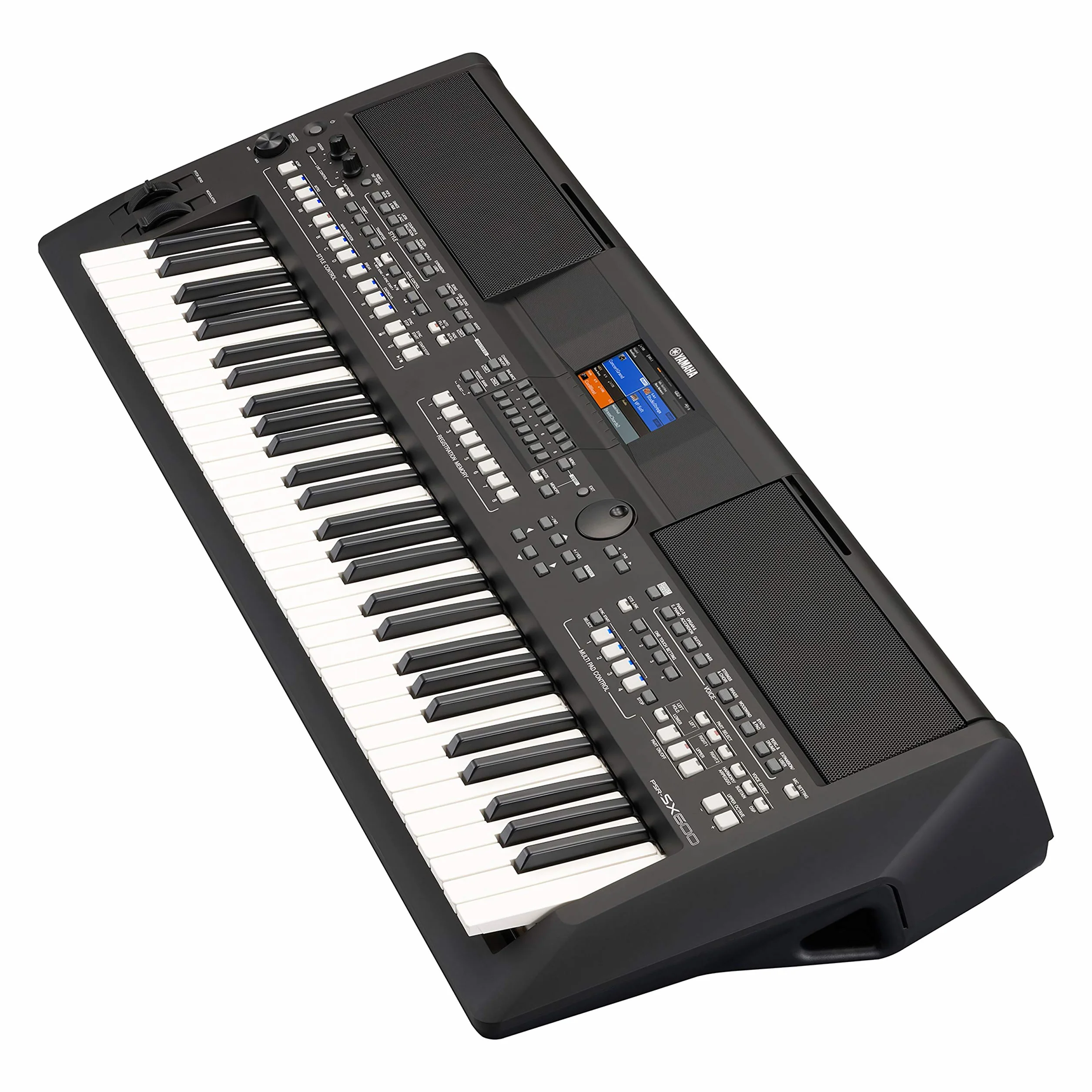 Yamaha PSR-SX600 Keyboard Cyfrowy, czarny - Arranger Workstation z 850 autentycznymi brzmieniami instrumentów i stylami DJ-skimi - 61 klawiszy czułych na dotyk