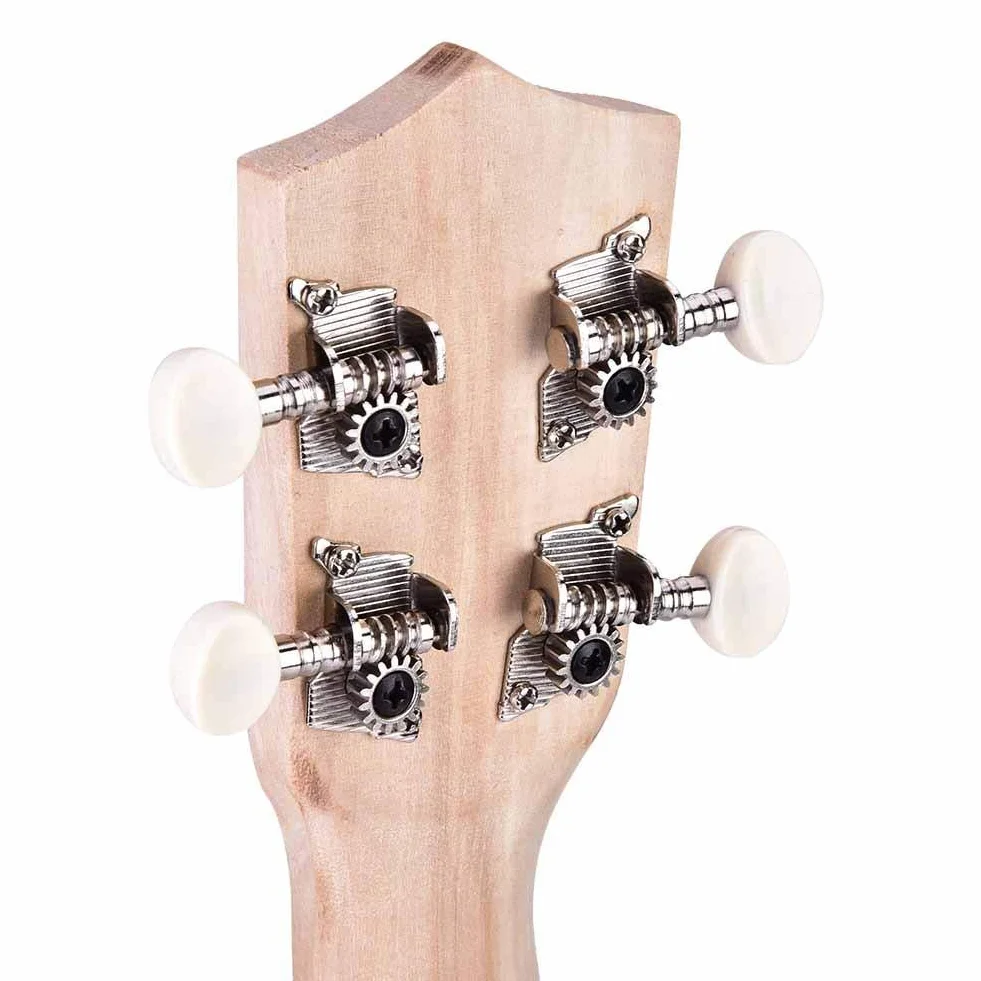 Ukulele "zrób to sam", ukulele z drewna lipowego, 4 struny, zestaw "zrób to sam" dla początkujących, dzieci i dorosłych