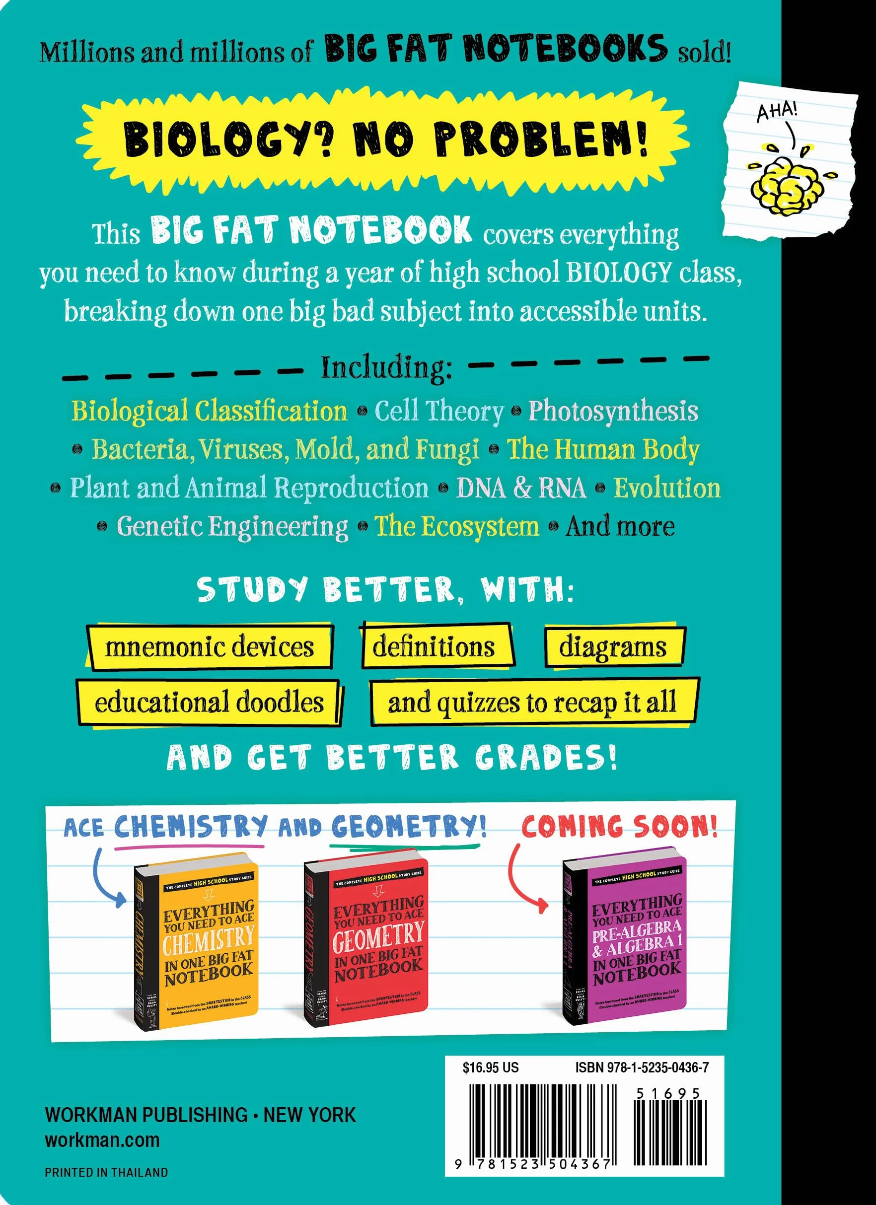 Everything You Need to Ace Biology in One Big Fat Notebook