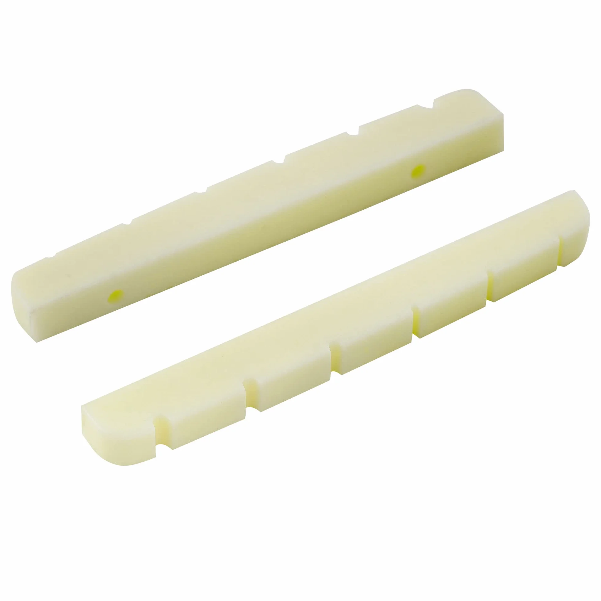 Musiclily Pro Plastik żywicy Mocznikowej 43mm Siodełko Gitarowe Strat Tele do Gitary Elektrycznej Stratocaster/Telecaster, Kość Słoniowa(2 szt.)