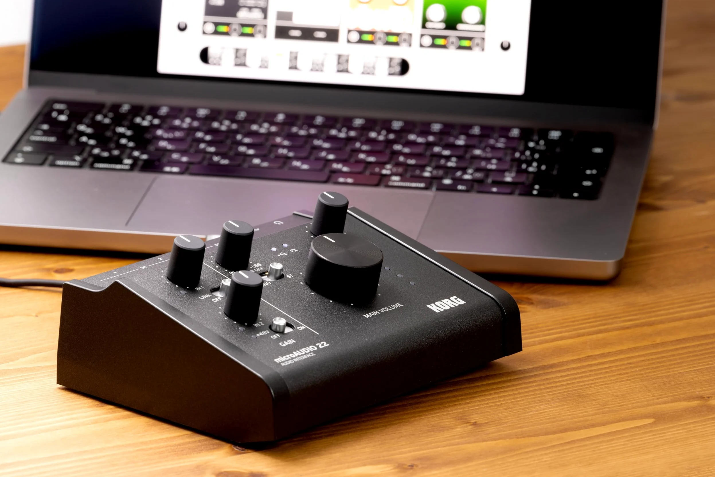 Korg - microAUDIO 22 USB-C interfejs audio z przedwzmacniaczami studyjnymi