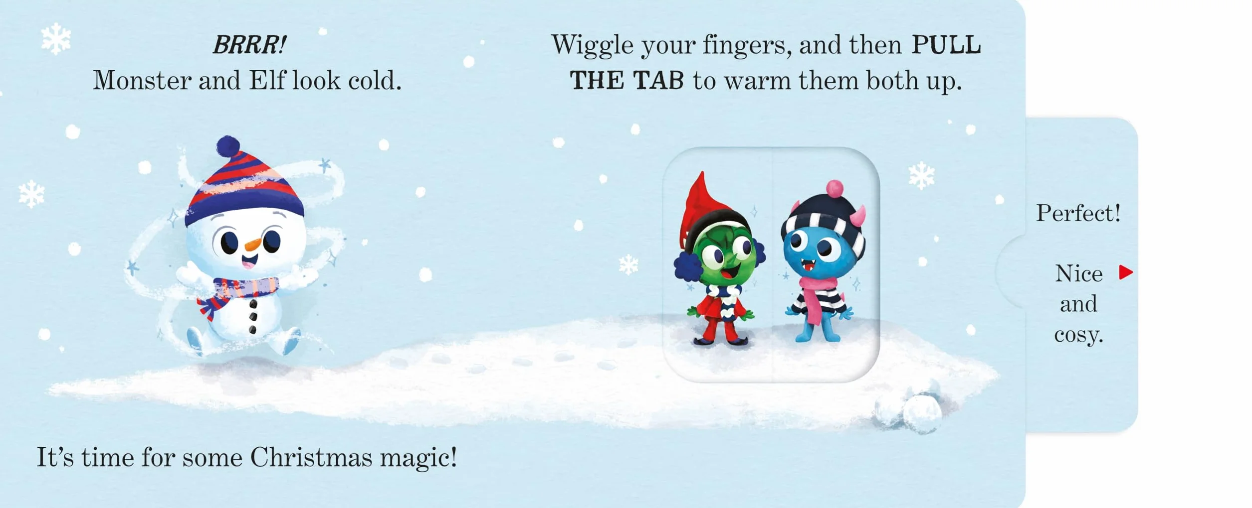 There’s a Little Snowman in Your Book: An interactive Christmas board book