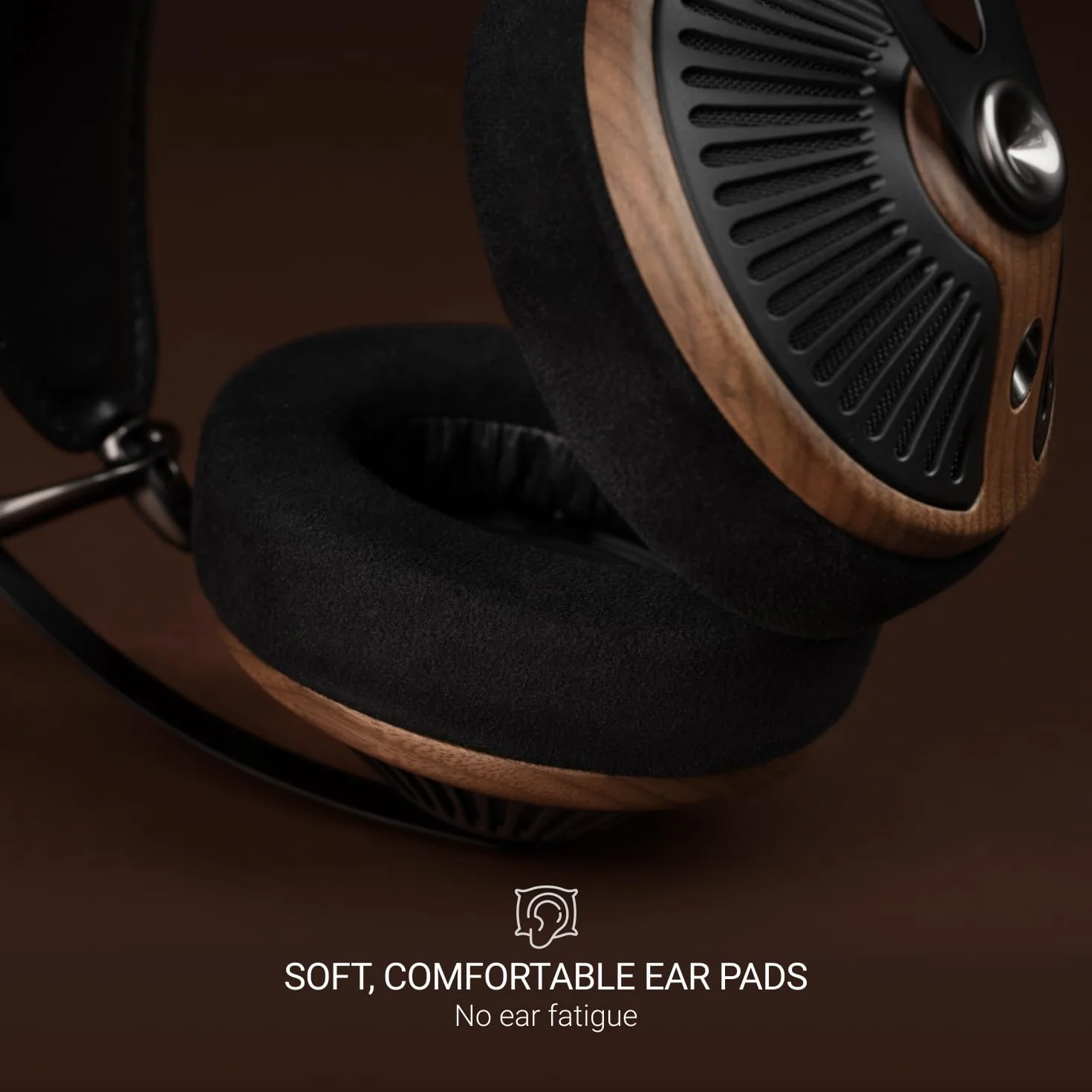 MEZE AUDIO 105 Silva | przewodowe lekkie audiofilskie słuchawki z otwartym tyłem | dynamiczne przetworniki 50 mm | niska impedancja 42 omy | kable i torba do przenoszenia w zestawie