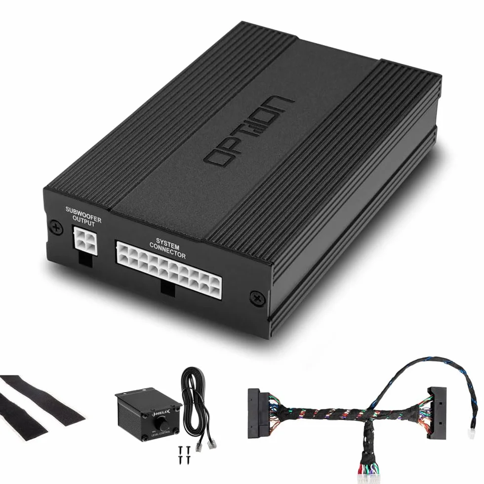OPTION DSP Soundupgrade kompatybilny z Mercedesem V-Klasse W447 - 6-kanałowy wzmacniacz DSP z ustawieniami DSP w zestawie z kompletnym zestawem instalacyjnym Plug & Play