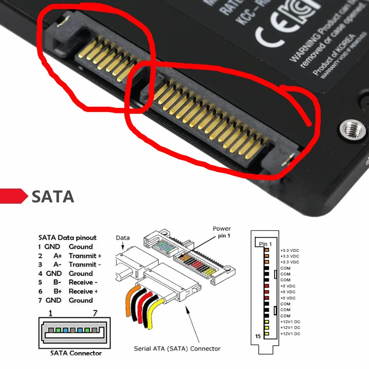 CY 90 stopni w dół kątowy SATA 22Pin 7+15 męski na SATA 22P żeński adapter konwertera przedłużającego