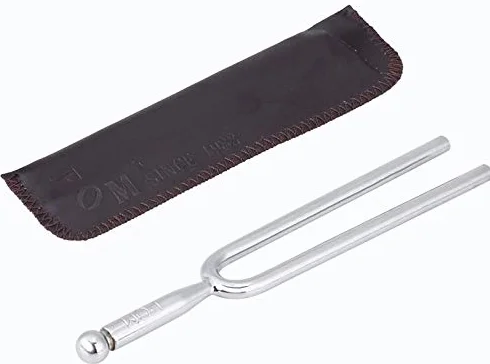 RiToEasysports kamerton, standardowa stal nierdzewna A 440Hz skrzypce tuner gitarowy Instrument Tone Tool z futerałem do przenoszenia