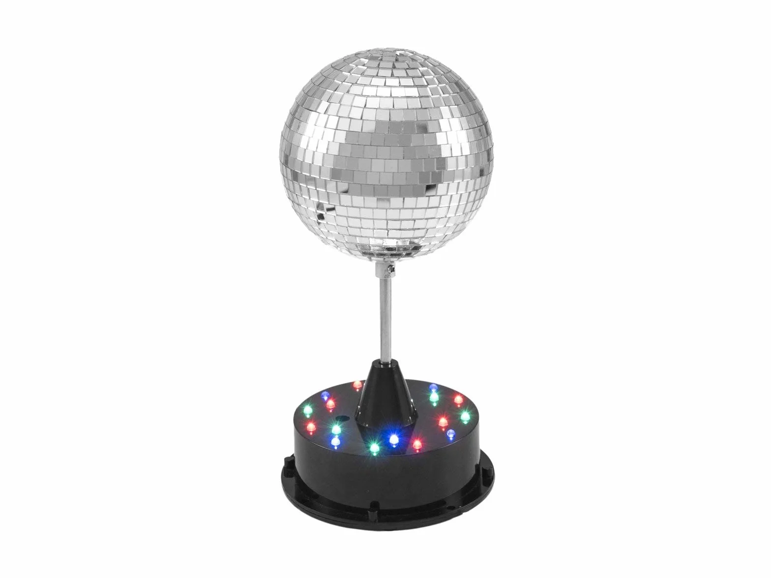 Eurolite 42109267 kula lustrzana z oświetleniem LED, 13 cm, wielokolorowa, rozmiar uniwersalny