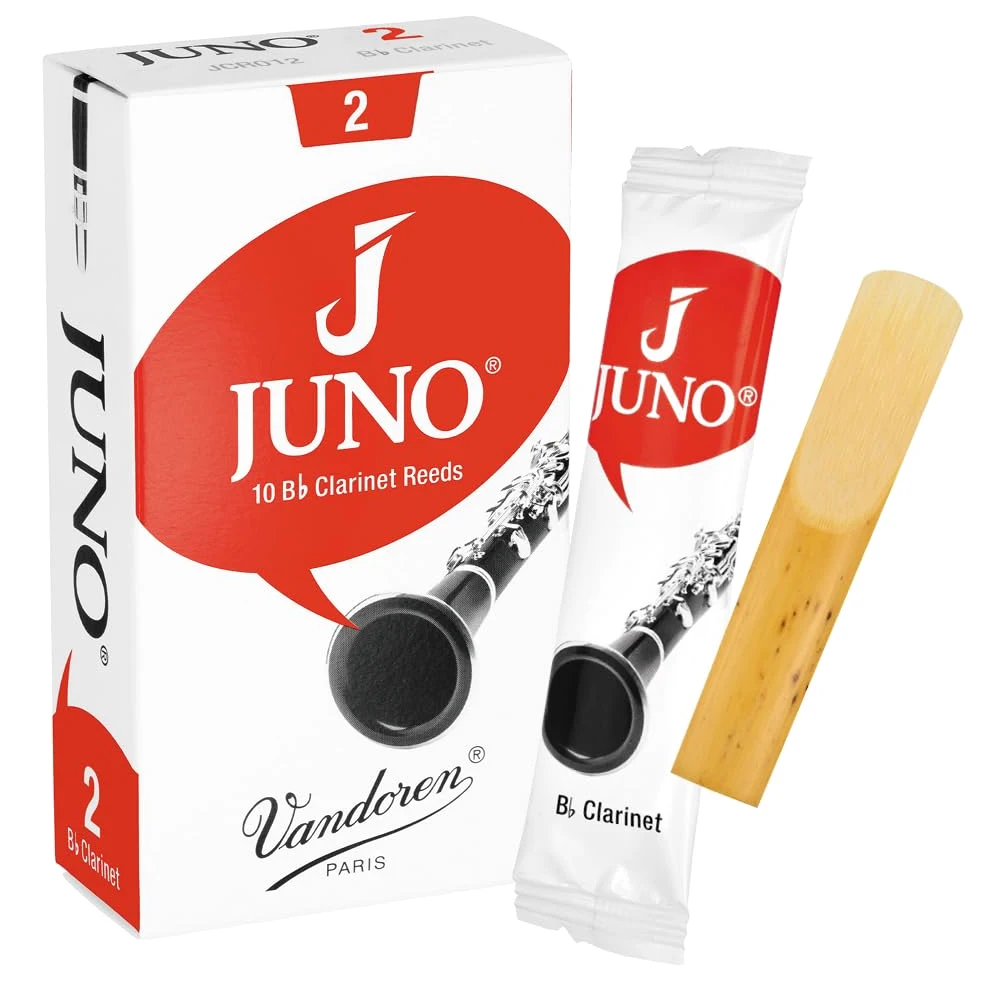 Inne Vandoren Juno Bb Clarinet Strength 2 pudełko z 10 stroikami pasek gitarowy (JCR012)