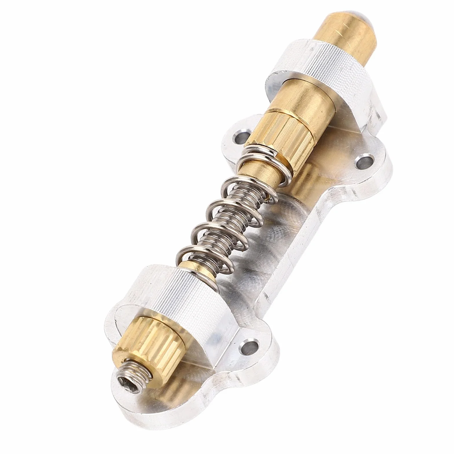 Fafeicy Stabilizator Tremolo do Gitary Elektrycznej Mosiężne Części Stopera Mostka Nastawnik Uzbrojenia Zestaw Tremsettera Zestaw urządzeń Stabilizujących do Systemów Floyd Rose, Mosiężny Mostek