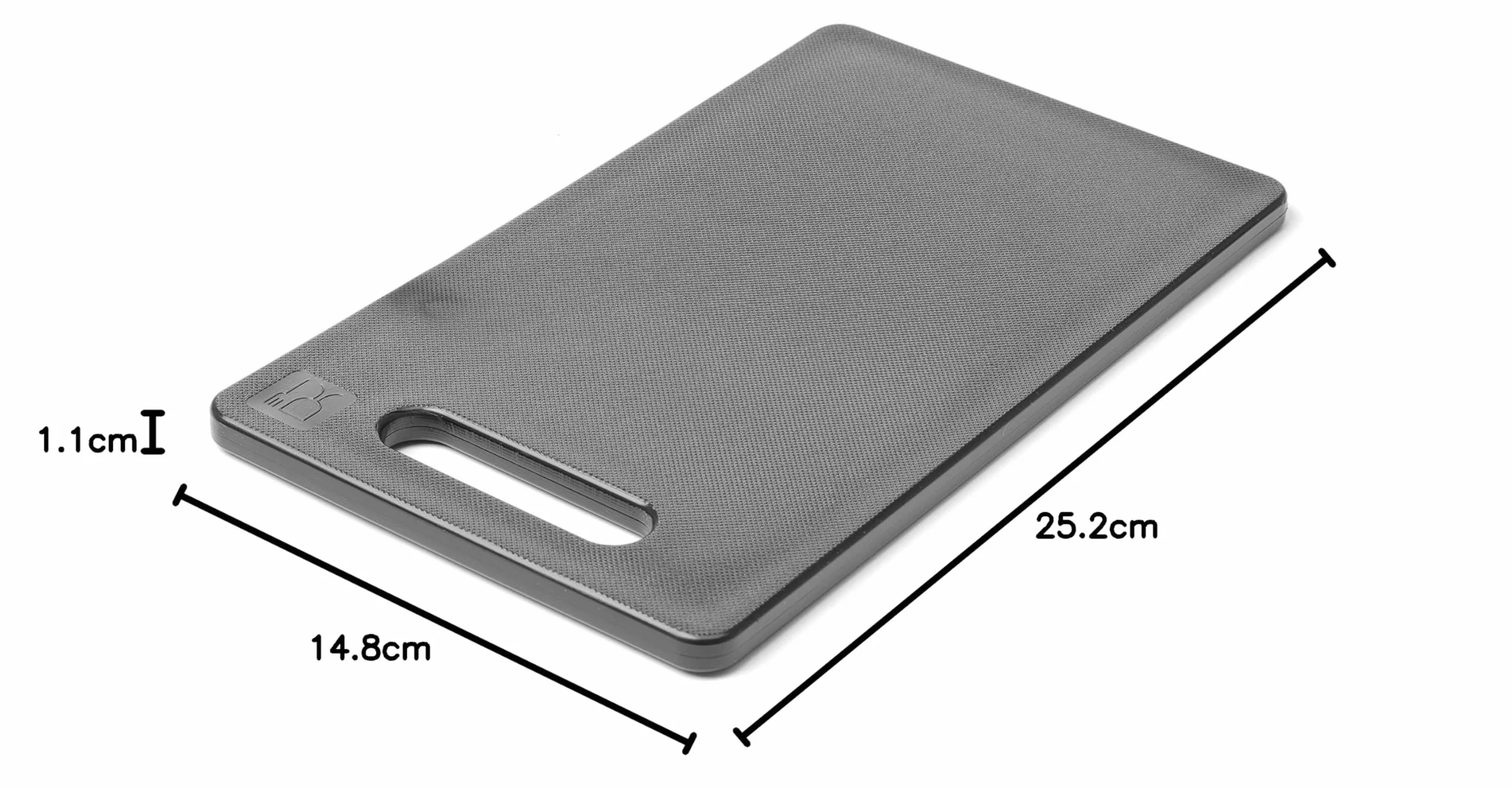 HENDI Deska do krojenia uniwersalna z uchwytem - Czarny - 250x150mm