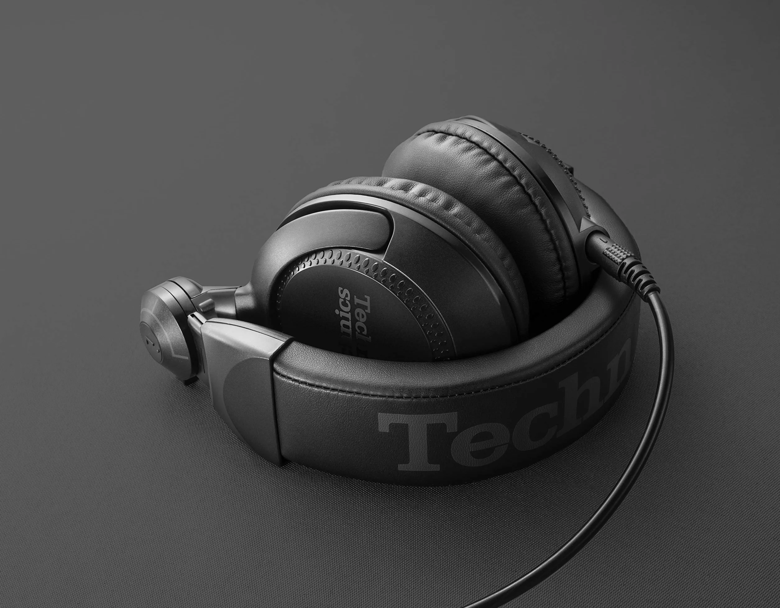 Technics EAH-DJ1200EK Nauszne Profesjonalne Słuchawki Przewodowe DJ, Czarny, 1 Zestaw