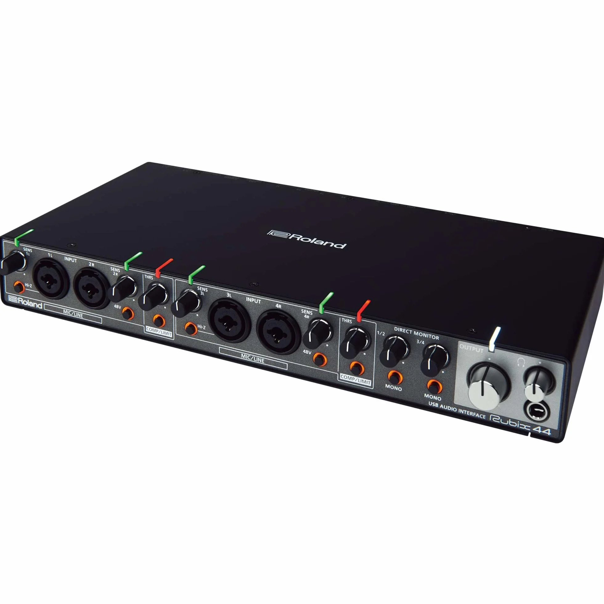 Roland Rubix44 Interfejs Audio USB 4 Wejścia 4 Wyjścia Dźwięk Wysokiej Rozdzielczości Kompaktowy