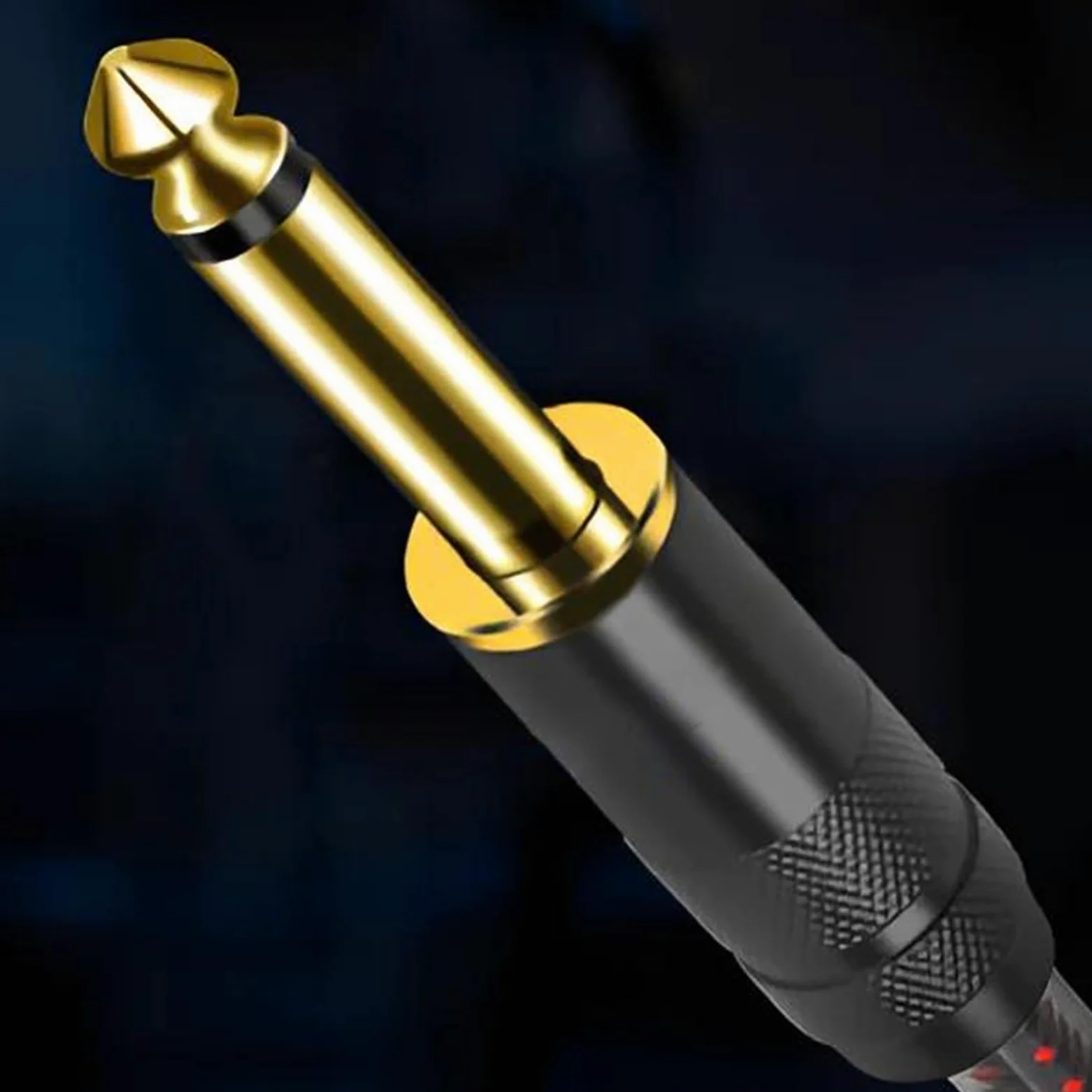 Kabel Audio TS 6,35 Mm 1/4 Cala Profesjonalny Wzmacniacz Gitarowy Przedwzmacniacz Mikser Kabel Głośnikowy Kabel do Instrumentów Gitarowych (Color : 12m)