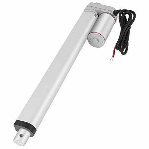 Siłownik liniowy elektryczny 50 mm / 100 mm / 150mm / 200mm / 250mm / 300mm / 400 mm / 500 mm 12VDC JS-TGZ-U1 Elektryczny pręt napędowy z wspornikami montażowymi (300 mm)