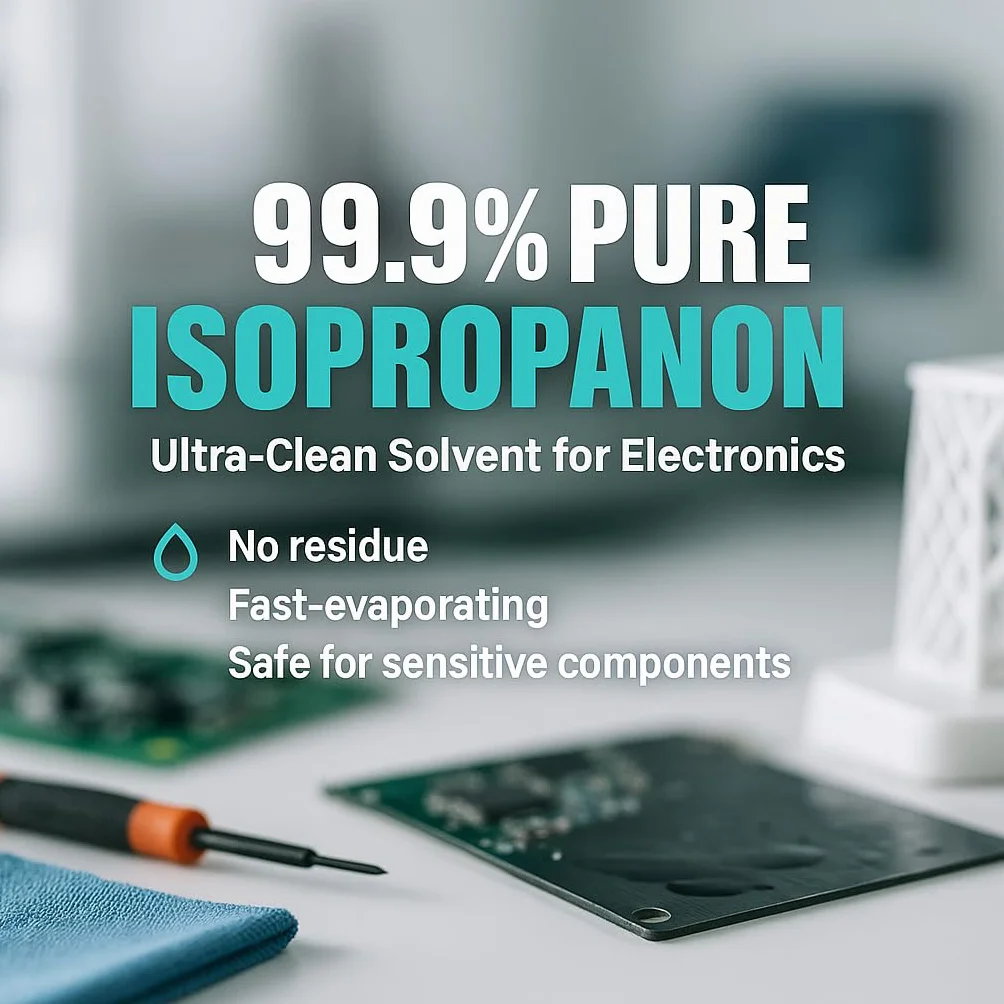 GiDeli Isopropanol techniczny 10 l – alkohol izopropylowy 99,9% – czyszczenie elementów elektronicznych i akcesoriów do drukarek 3D