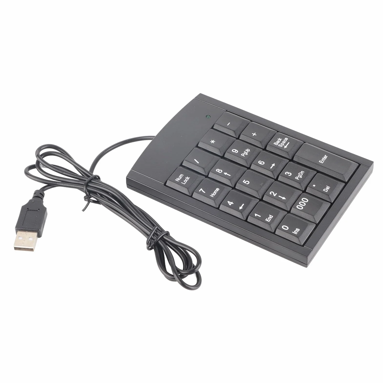 JTLB NumbPortable Mini Klawiatura Cyfrowa USB do Laptopa Pad Klawiatura Cyfrowa 14 × 9 × 2 Mini Klawiatura Cyfrowa USB Laptop Klawiatura