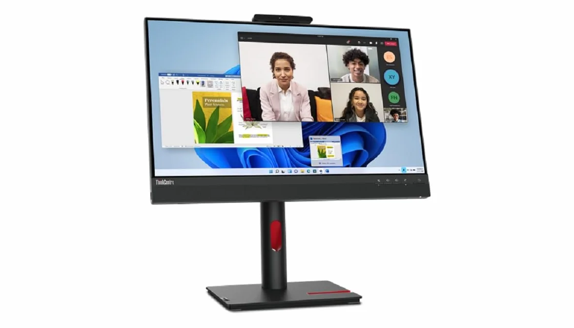 Lenovo ThinkCentre Tiny-in-One 24 LED Display 60,5 cm (23.8") 1920 x 1080 pikseli Full HD Czarny