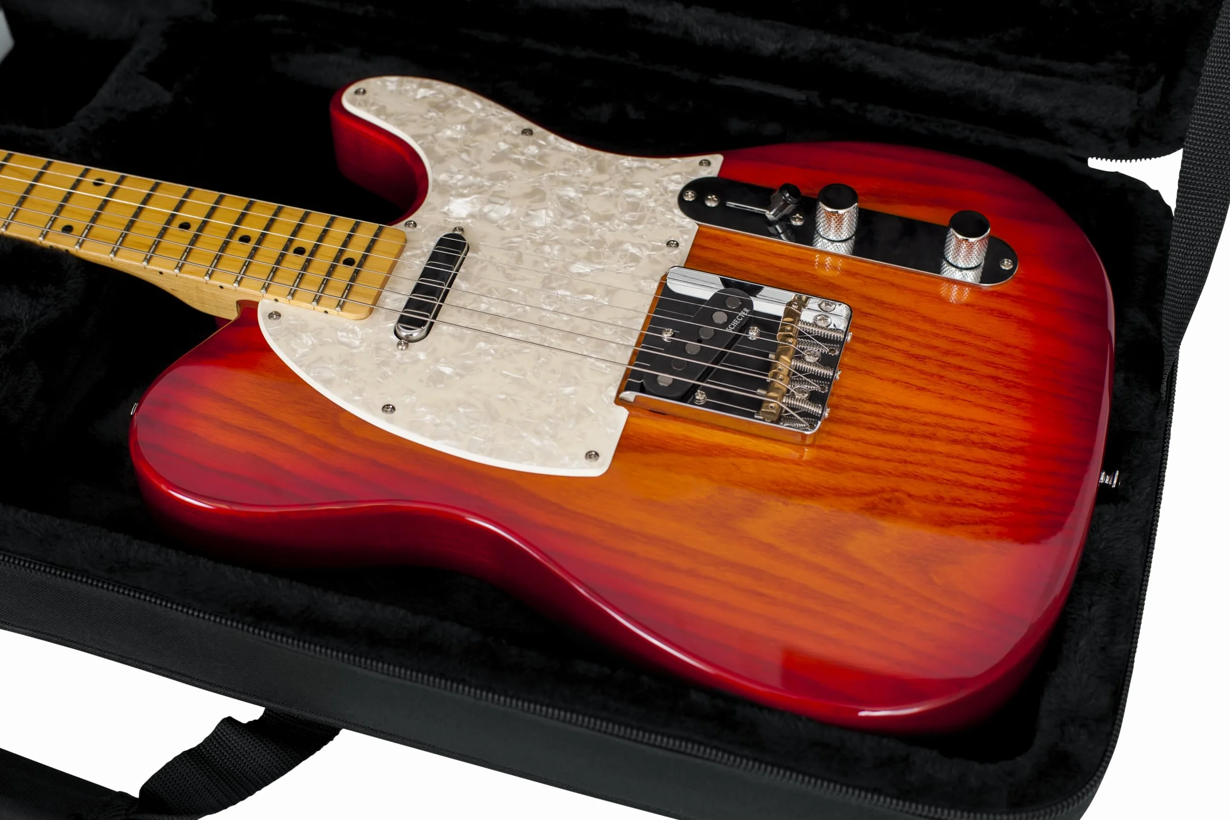 Gator Lekka pianka poliuretanowa pasuje do etui na gitarę elektryczną w stylu Stratocaster i Telecaster (GL