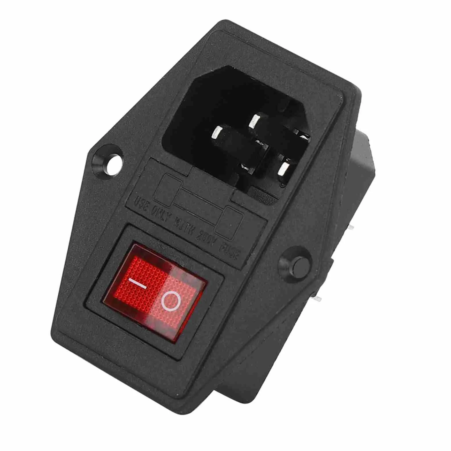 3-biegunowy przełącznik gniazdowy, wtyczka modułu wejściowego AC 16A 250V, wyłącznik bezpiecznikowy, mosiężny przełącznik kołyskowy, gniazdo wtykowe IEC320 C14 z wyłącznikiem (3 PAKIETY)