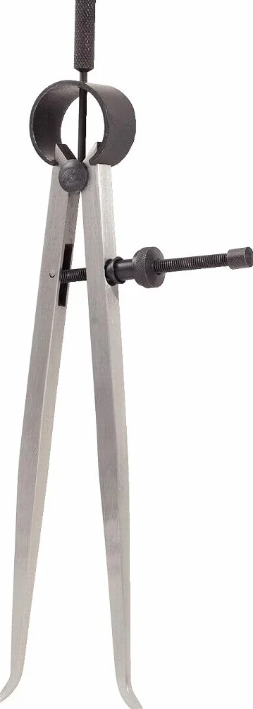 KS Tools 300.0422 Precyzyjny sprezynowy cyrkiel z mackamiwewnetrznymi, 200mm