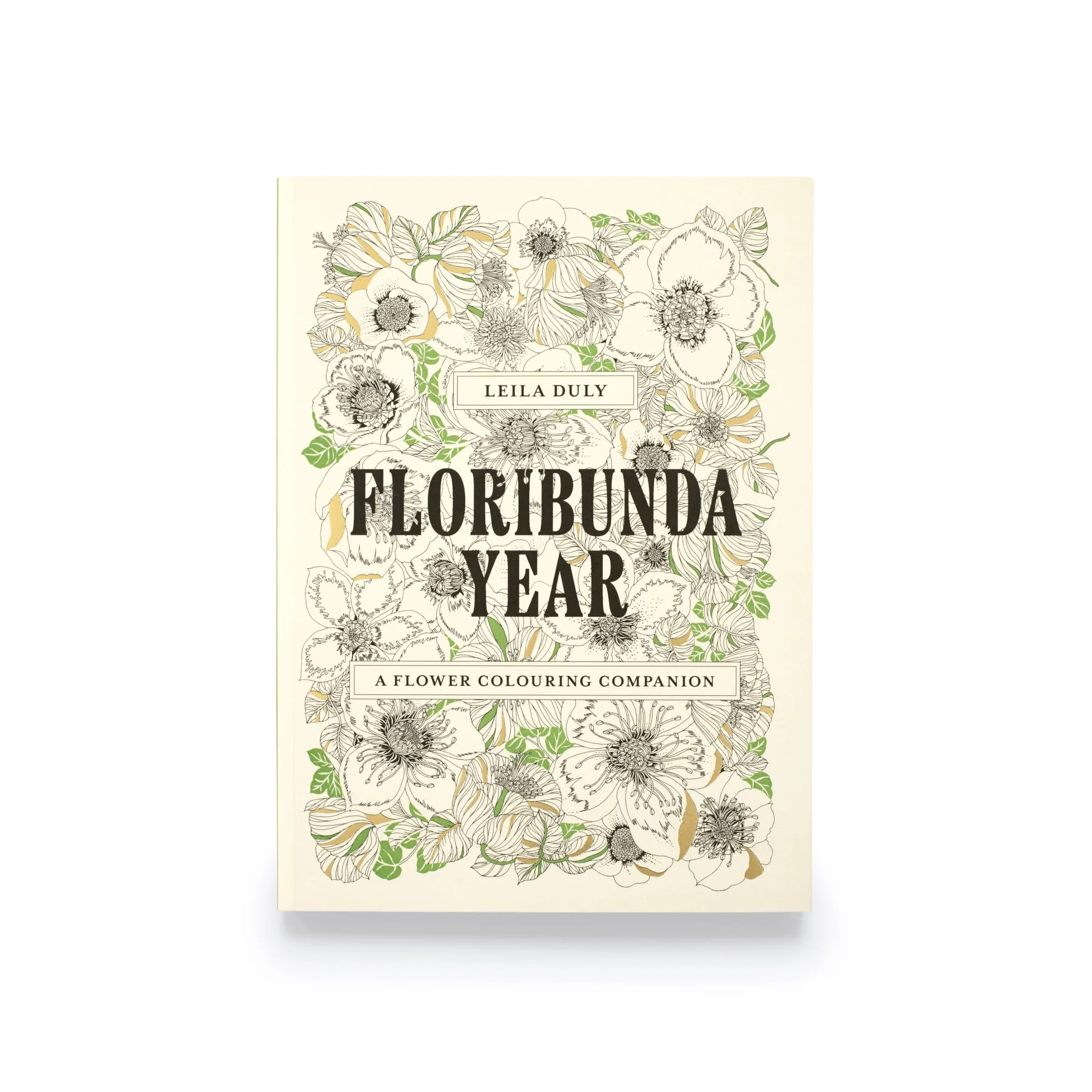Floribunda Year /anglais: A Flower Colouring Companion
