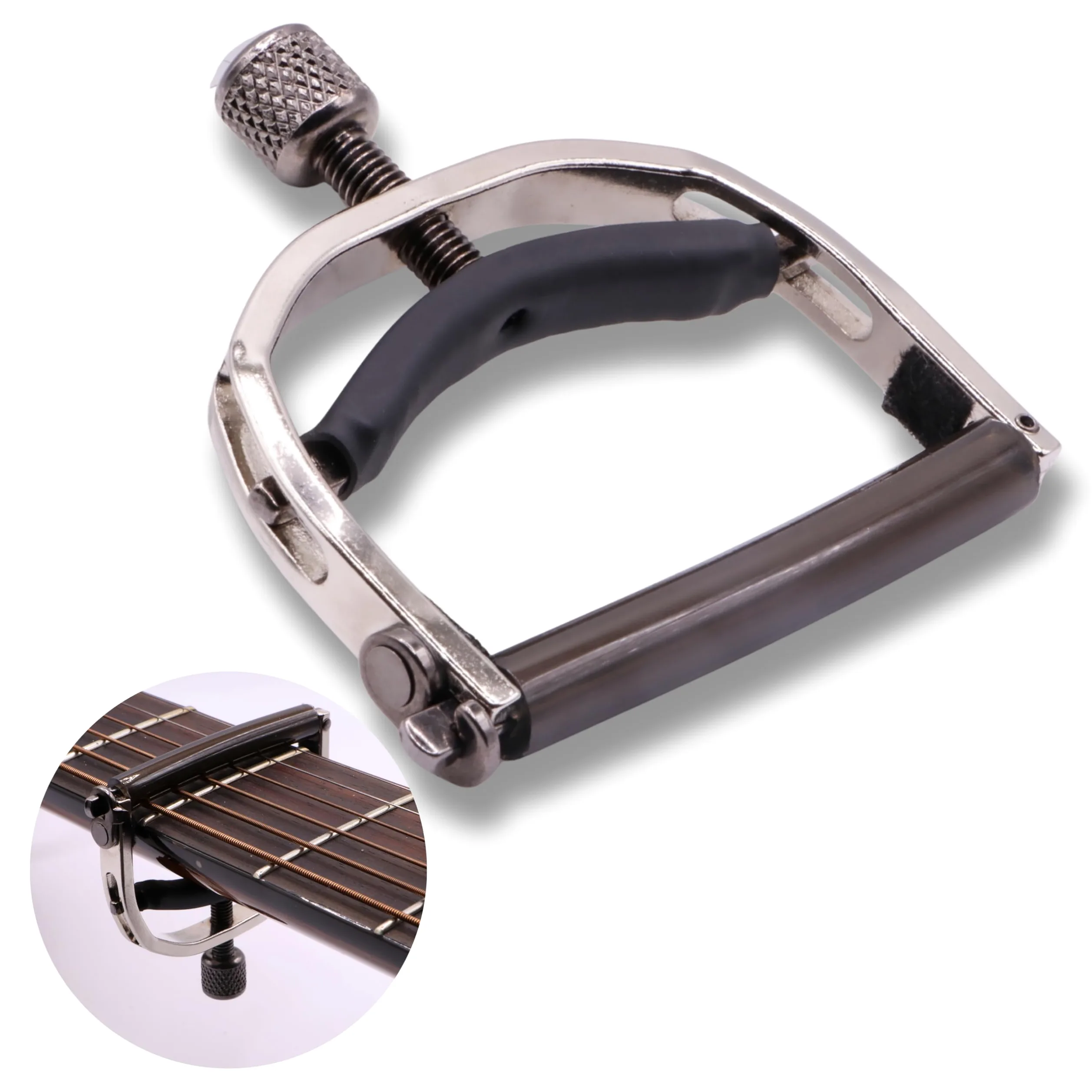 Paige™ Oryginalny Capo P-6N - gitara elektryczna - 6-strunowa - wykończenie: satynowy nikiel