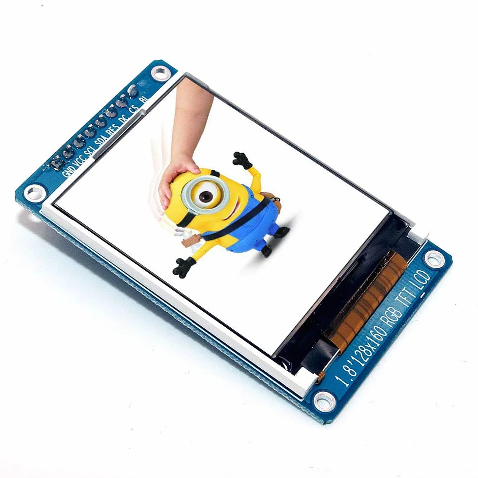 DollaTek 1,8 cala Pe?ny kolor 128x160 Kolorowy modu? wy?wietlacza SPI TFT LCD ST7735S 3,3V Wymień zasilacz OLED dla Arduino DIY KIT